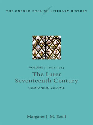 cover image of The Oxford English Literary History